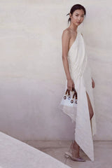 One Shoulder Backless Resort Dress