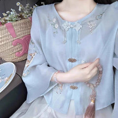 Embroidered Hanfu Button Set