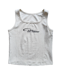 Vintage Washed Logo Print Cami Top