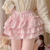 Pink Bow Cake Culottes