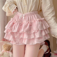 Pink Bow Cake Culottes
