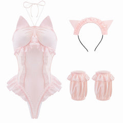 Pink Cat Bodysuit