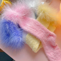 Plush Lace Warm Socks