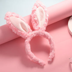 Plush Rabbit Ear Hair Clip
