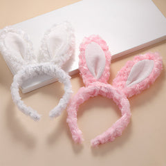 Plush Rabbit Ear Hair Clip