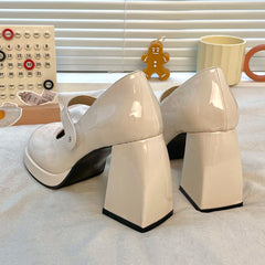 Round Toe High Heel Shoes