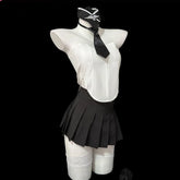Nightclub Lingerie Secretary Stewardess Cosplay Costumes Office Lady Perspective Top Temptation Set