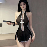 Cheongsam Lingerie Role Play Traditional Temptation Miniskirt Cosplay Passion Porn Game Set