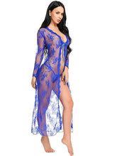 Floral Embroidery Night Sleepwear Lingerie