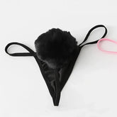 Sweet Rabbit Tail Lingerie Plush Ball Bunny Lolita Underwear Cotton Briefs Seamless Panties