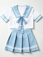 Cute One Piece Bodysuits Puff Sleeve Ruffle Hem Bow Tie Sweet Jumpsuit