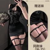 Style Improved Cheongsam Sleeveless Vest Slit Bag Hip Skirt Traditional Printing Costumes