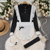 Role Student Complete Maid Cosplay School Costume Set