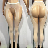 Hot Short Bodycon Lingerie Erotic Fishnet Hollow Out Sheer Underwear Costume Trendy Set