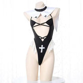 Nun Cosplay Bodysuit Lingerie