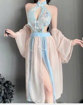 Lingerie Pajamas Skirt Hot Temptation Costumes Pure Desire Perspective Ancient Retro Hanfu Set