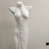 Hollow Out Cosplay Costume Erotic Halloween Lingerie