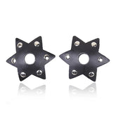 Leather Hollow-Out Breast Stickers Rhinestone Invisible Breast Bra Pad Nipple Cover Anti Emptied Chest Paste Intimate