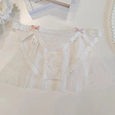 Seamless Panties Mesh Hollow Out Underwear Temptation Butt-Up Transparent Female Briefs Lingerie