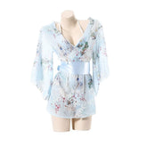 Erotic Lingerie Kimono Cosplay Maid Charm Costume Porno Bathrobe Open Pajamas Couples Flirt Clothing