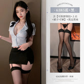 Instructor Role Playing Temptation Erotic Lingerie Pure Desire Cosplay Officer Costumes Adult Outfit