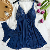 Plus Size Bra Nightgown Set