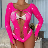 One Shoulder Kintted Bodysuit Turtleneck Black Skinny Y2k Topy Body Transparent Leisure Club Jumpsuit