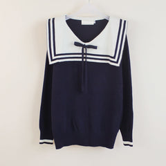 Sailor Navy Pullover Sweater