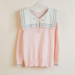 Sailor Navy Pullover Sweater