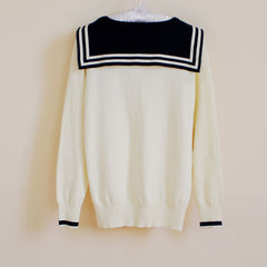 Sailor Navy Pullover Sweater