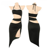 Lingerie Passion Halter Skirt Lace Hollow Out Sleepwear Adult Nightclub Party Costumes Elegant Comfortable Home Set