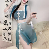 Perspective Bellyband Ancient Style Improve Hanfu Set