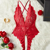 One Piece Transparent Bodysuit Pijamas Backless Suspender Underwear