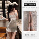 Bunny Cosplay Lingerie Tempting Couples Night Outfit Roleplay Underwear Cute Plush Rabbit Ear Costumes Adult Flirt Set