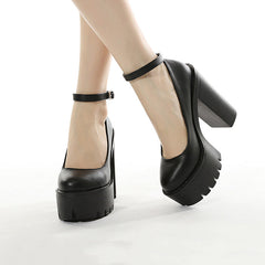 Thick Heels Platform Shoes