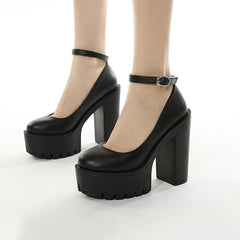 Thick Heels Platform Shoes