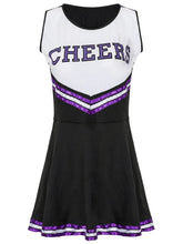 Cheerleader Costume Sleeveless Print Cheerleading