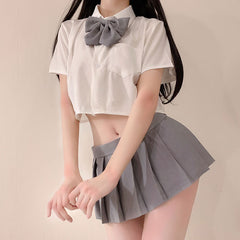 Shirt Pleated Skirt Set