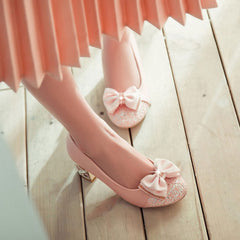 Sweet Bow High Heels Shoes