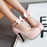 Sweet Bow Lolita Heels