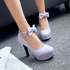 Sweet Bow Lolita Heels