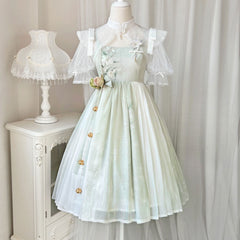 Sweet Flower Dress Set