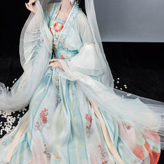 Sweet Flower Hanfu Dress