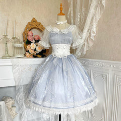 Sweet Gauze Bow Dress
