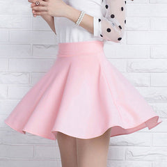 Sweet High Waist A Line Skort