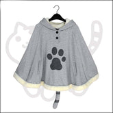 Japanese Kawaii Cats Cape Coat