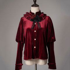 Velvet Bow Floral Dress