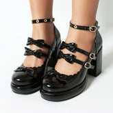 Wings Bow Heels Shoes