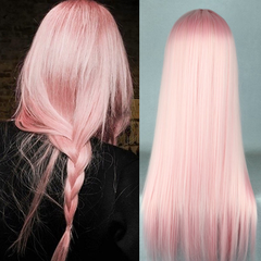 70cm Light Pink Cosplay Wig