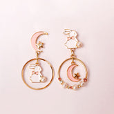 Moon Rabbit Earrings